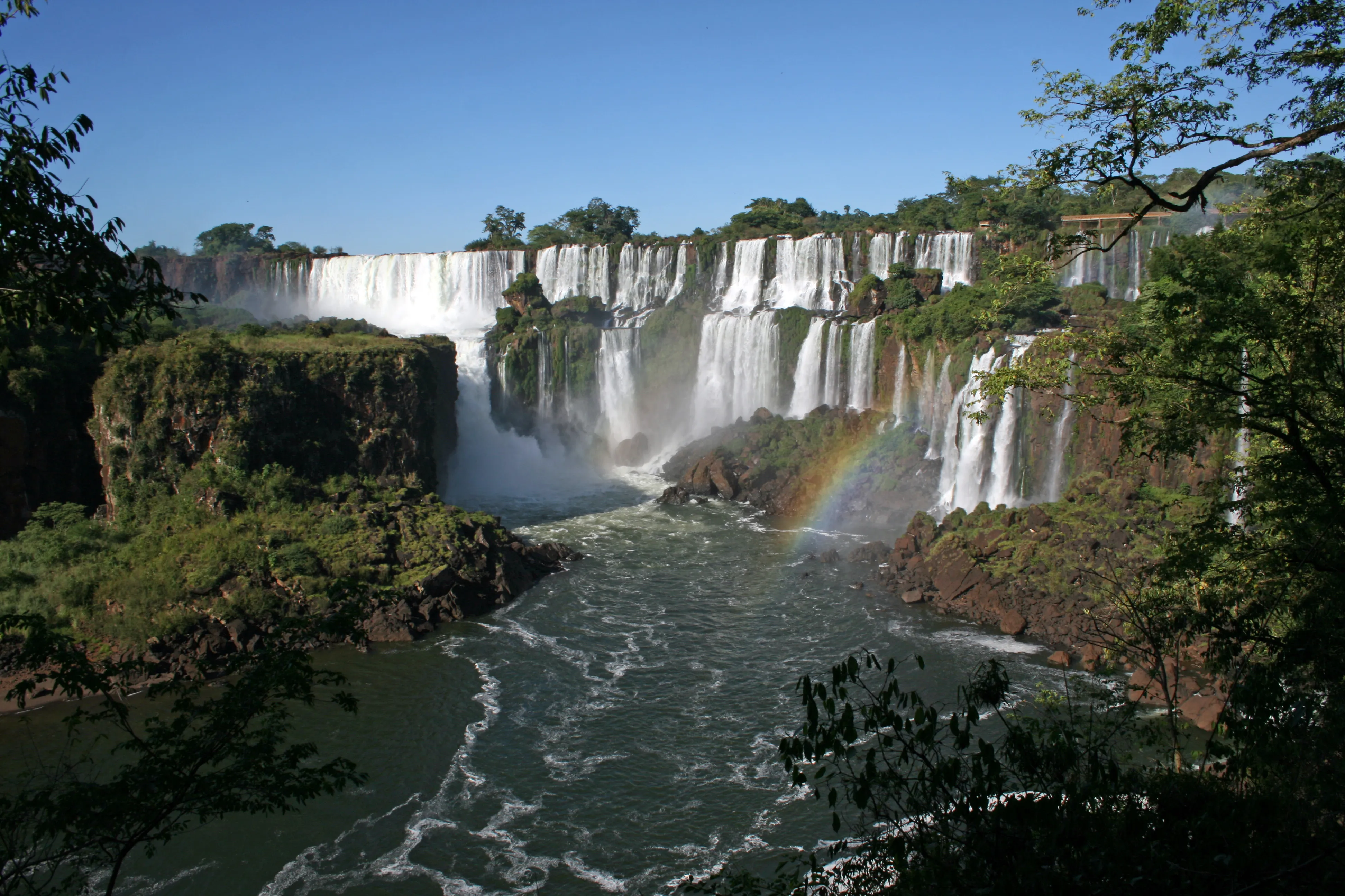 Main view of Iguazu Falls from the Argentine side
