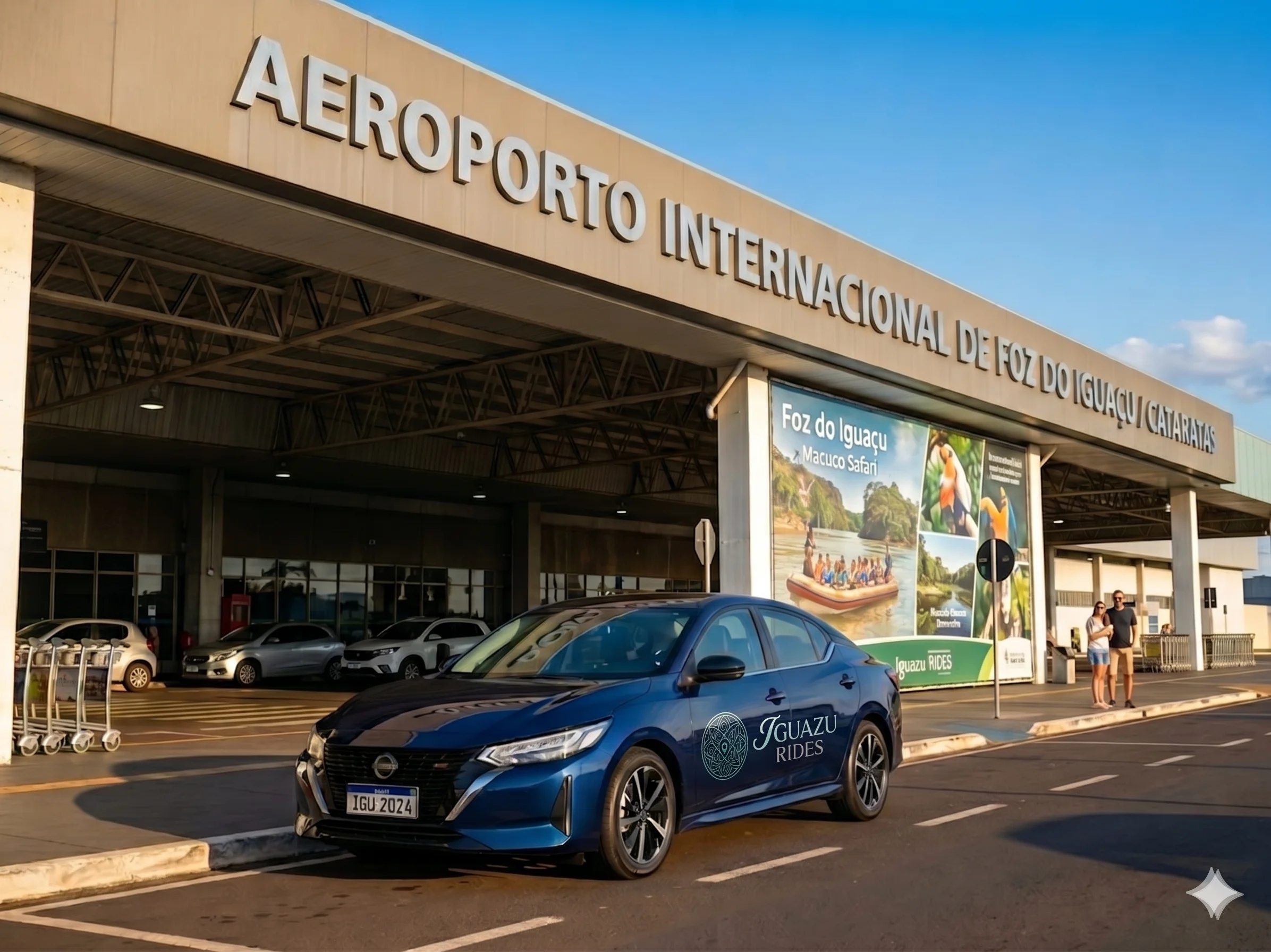 Private transfer waiting at Foz do Iguaçu IGU airport